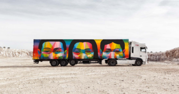 Jaime Colsa y su proyecto de arte en camiones